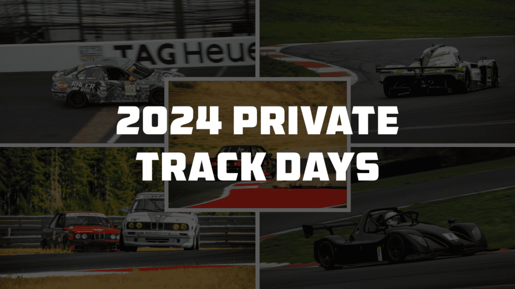 Track Day Racing Journal Track Days – Racer on Rails: High Performance Track and Race Car Shop ...